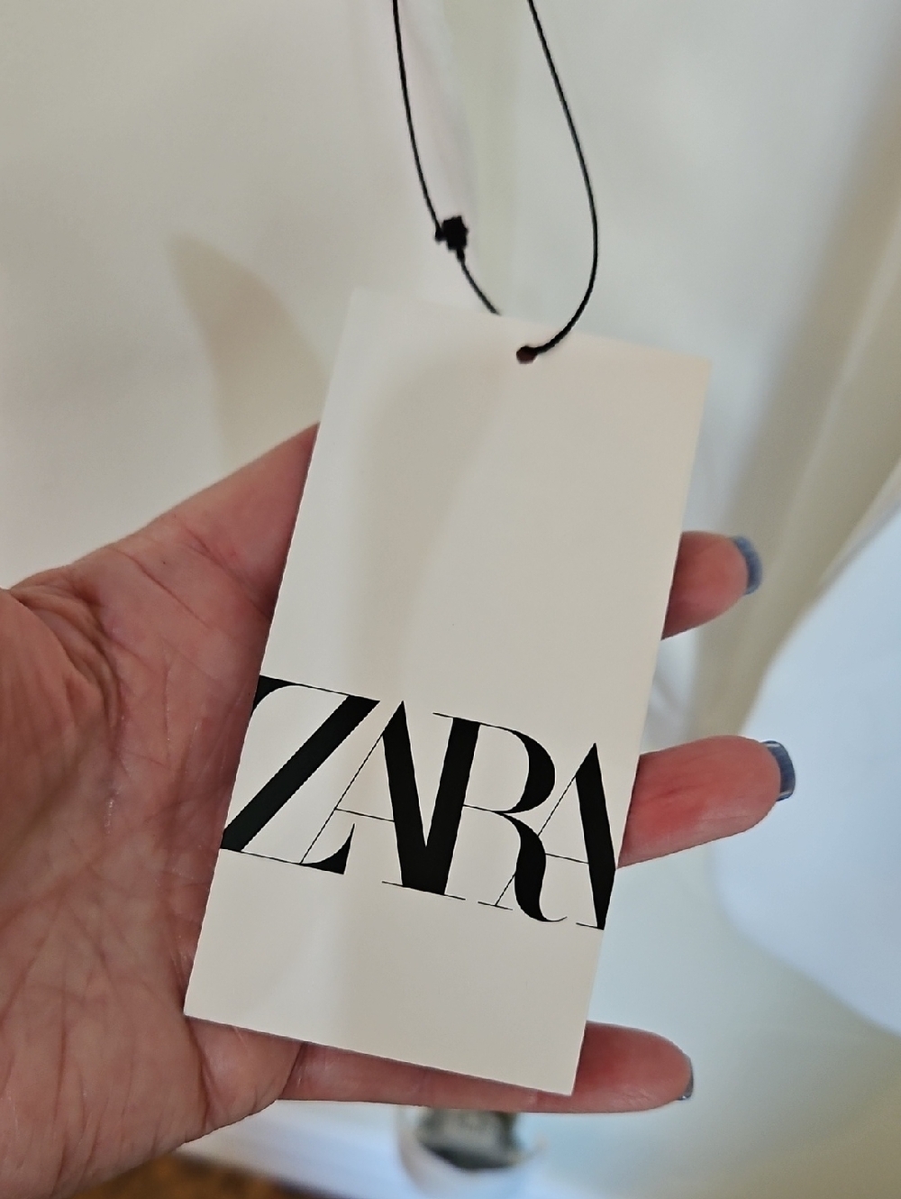 NWT Zara White Shawl Collar Blazer Size XL Shoulder Pads Lined - Picture 4 of 7